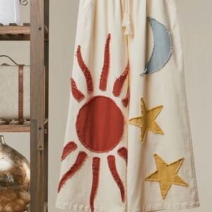 PRE ORDER - Sun Moon Star Patch Wide Pant
